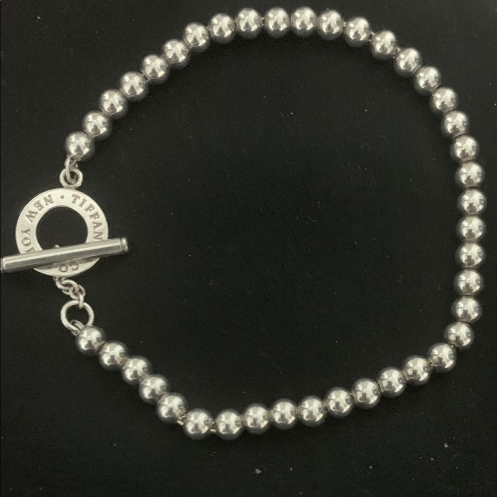 Tiffany and co. Mini bead toggle bracelet 7”